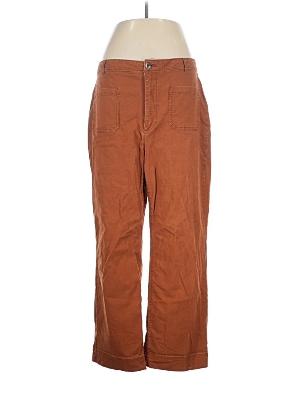 Rust wide leg utility pant old navy size 12